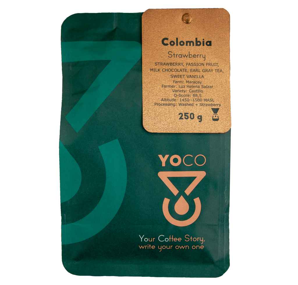 Colombia Strawberry, kawa ziarnista