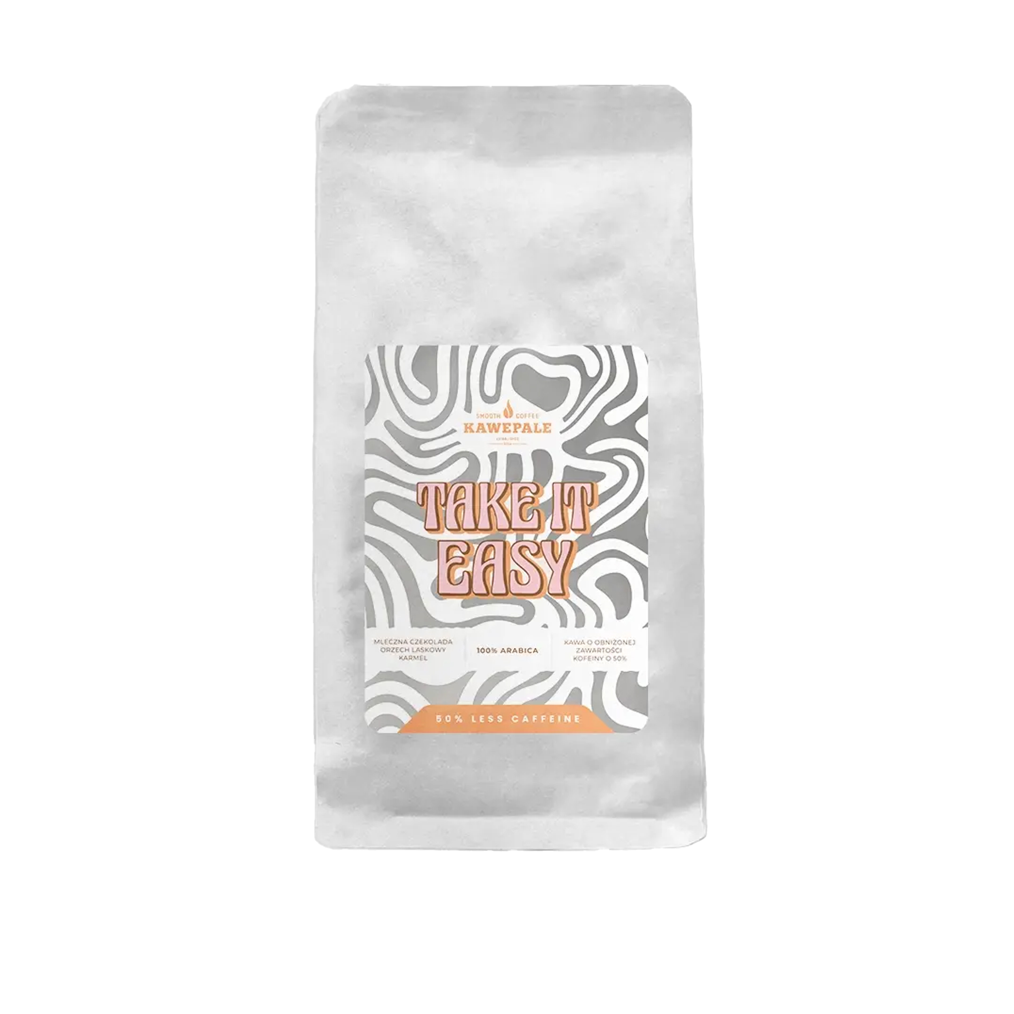 TAKE IT EASY – 50% mniej kofeiny